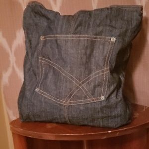 Vintage Denim Shoulder Bag.